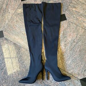 Ego over the knee stretch boots, Size UK 5 (US 7)